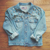 Vintage Skull studded Denim Jacket