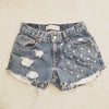 Have Heart High Waisted Studded Shorts