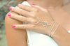 Alisa Hand Chain Bracelet Silver